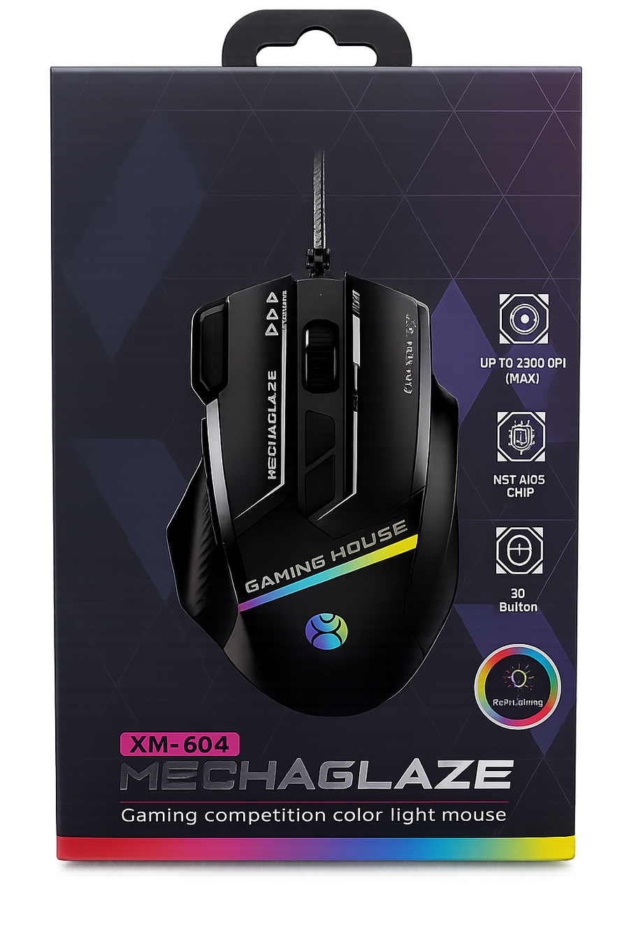 MECHAGLAZE GAMING MOUSE