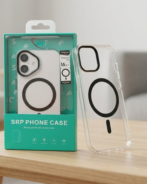 Transparent MagSafe phone case for mobile